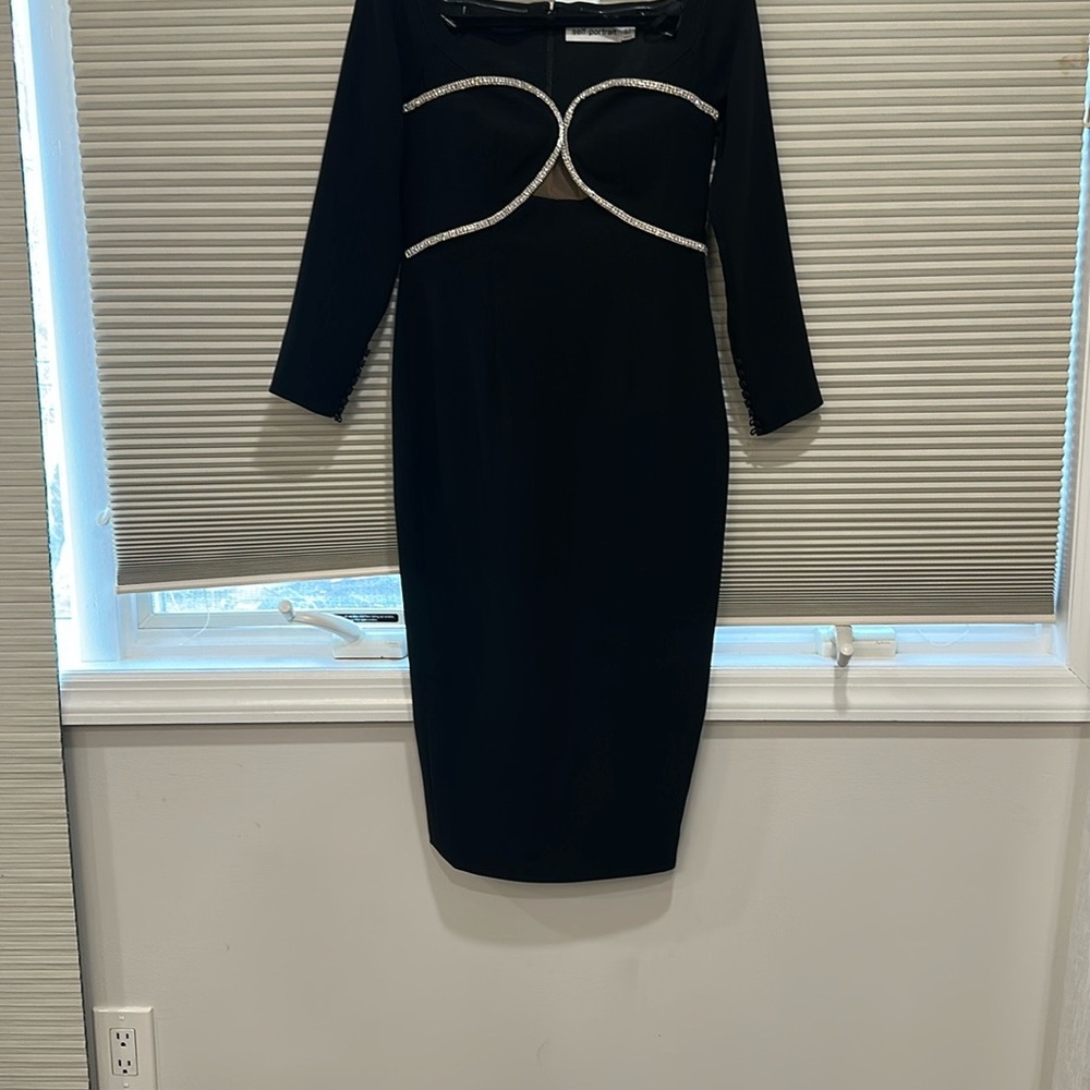 Self-Portrait off the shoulders Black Dress